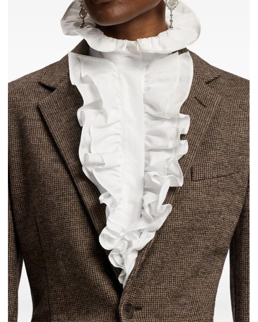 Ralph Lauren Brown Hailey Pocket Blazer