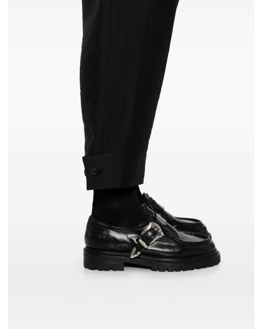 Yohji Yamamoto Black Cropped Trousers for men