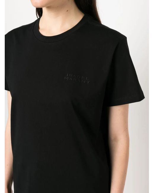 Isabel Marant Black Vidal Tee Shirt Clothing