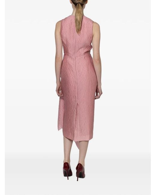Roksanda Pink Esra Asymmetric Dress