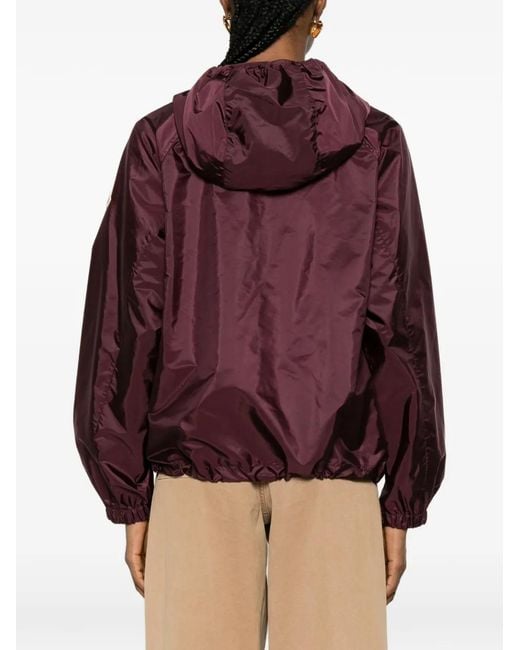 Moncler Purple Coquelicot Hooded Zip Jacket
