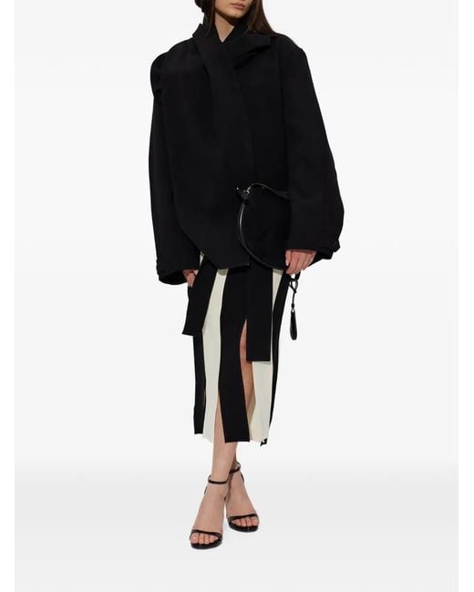 Entire studios Black Belted Jacket