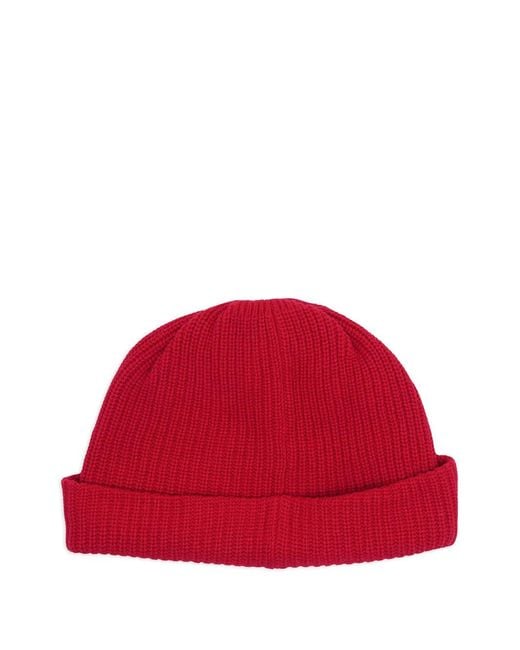 Chrome Hearts Red Star-Patch Beanie Hat