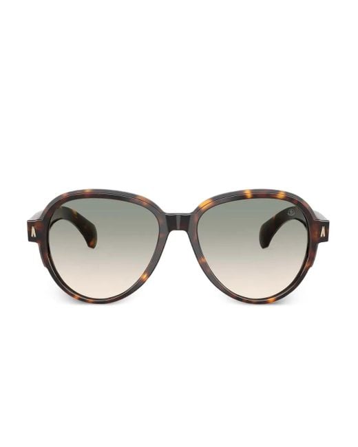 Occhiali Da Sole Swanspan Con Effetto Tartarugato di Moncler in Brown