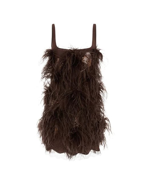 16Arlington Brown Sadie Mini Dress