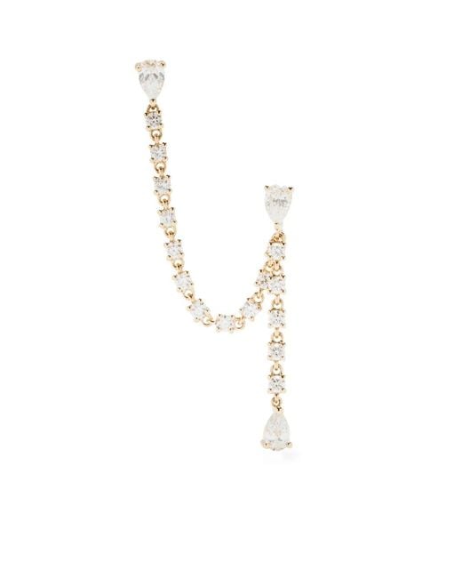 Anita Ko White 14K Diamond Drop Earring