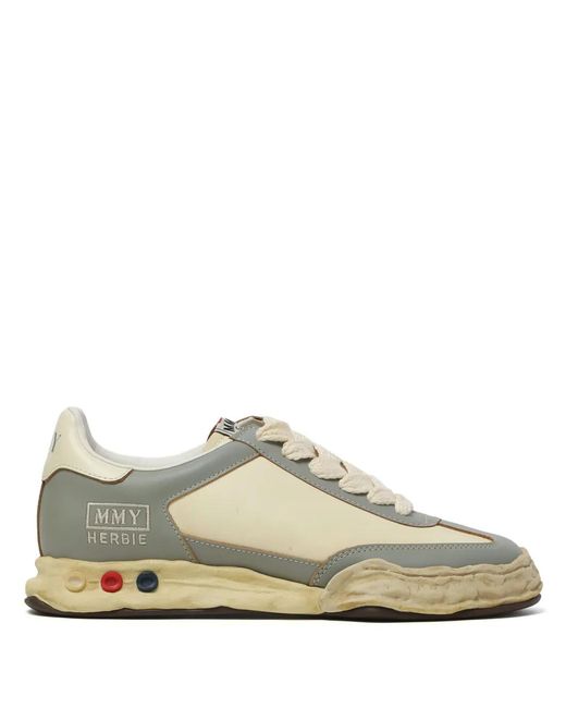 Maison Mihara Yasuhiro White Herbie Og Sole Leather Sneakers for men