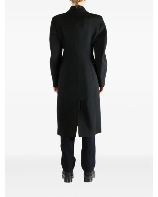 Givenchy Black Geknöpfter Mantel