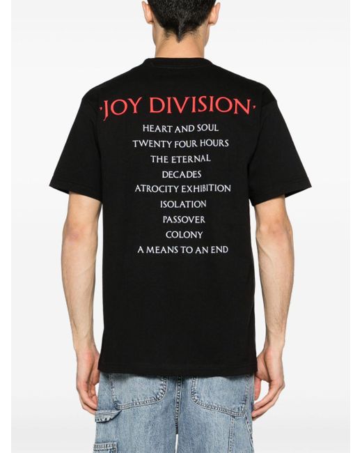 Pleasures Black X Joy Division Photograph-print T-shirt for men