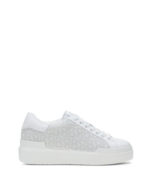 Bogner White Sneakers mit Plateausohle
