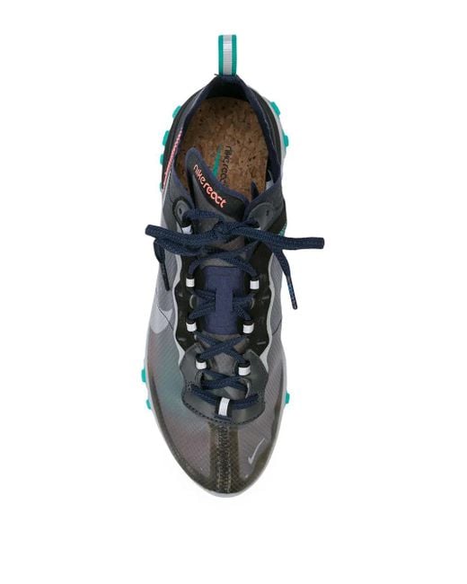 Nike Blue 'React Element 87' Sneakers