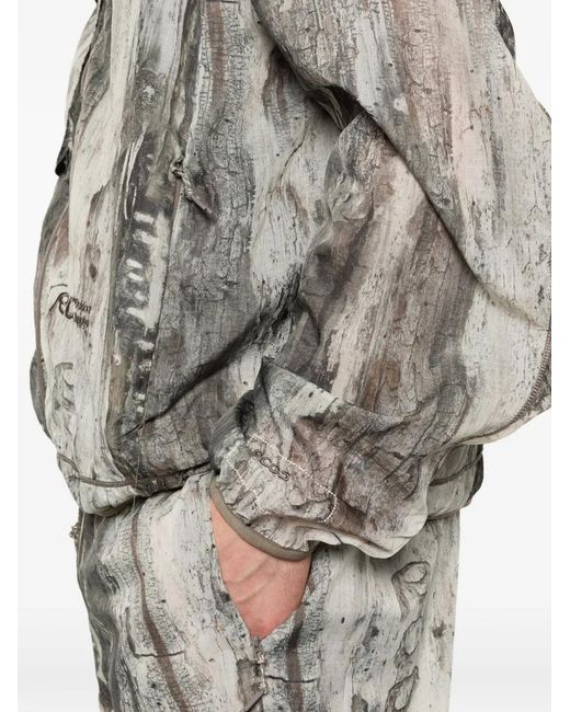 RC Outdoor Supply Gray Printed Jacket for men