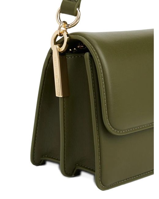 Tommy Hilfiger Green Th-Debossed Shoulder Bag