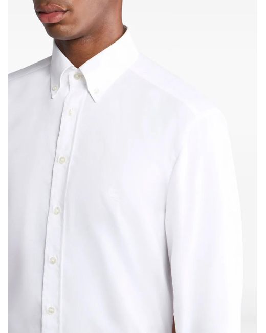 Etro White Classic Shirt for men