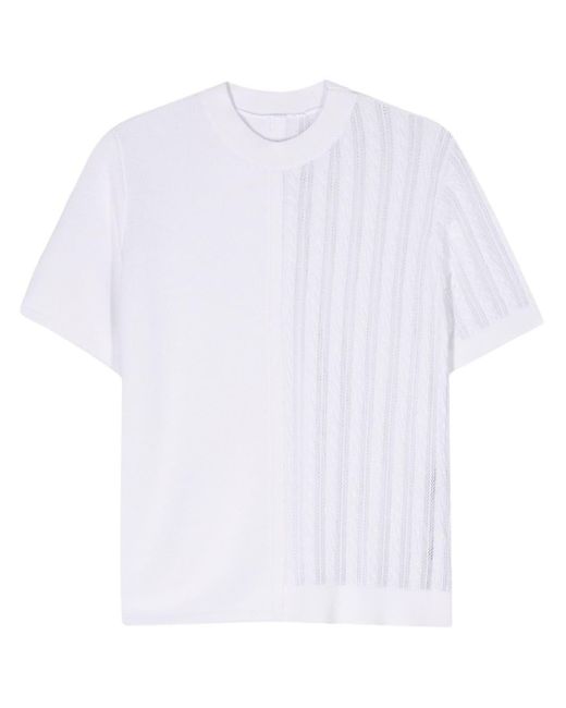 Jacquemus Gebreid T-shirt in het White