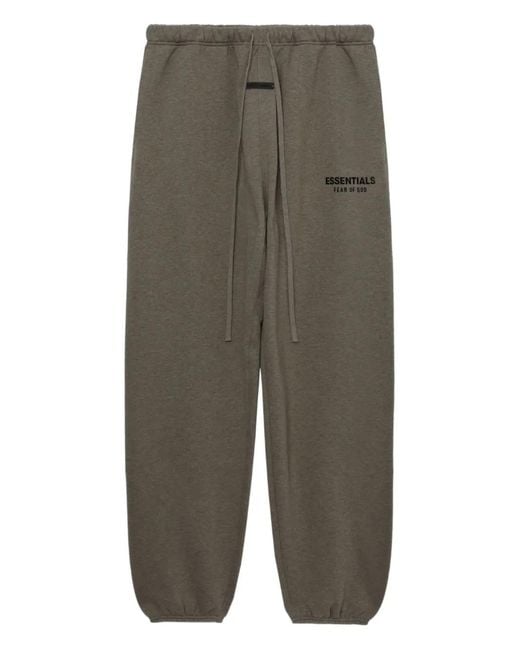 Fear Of God Green Logo-Print Track Pants for men