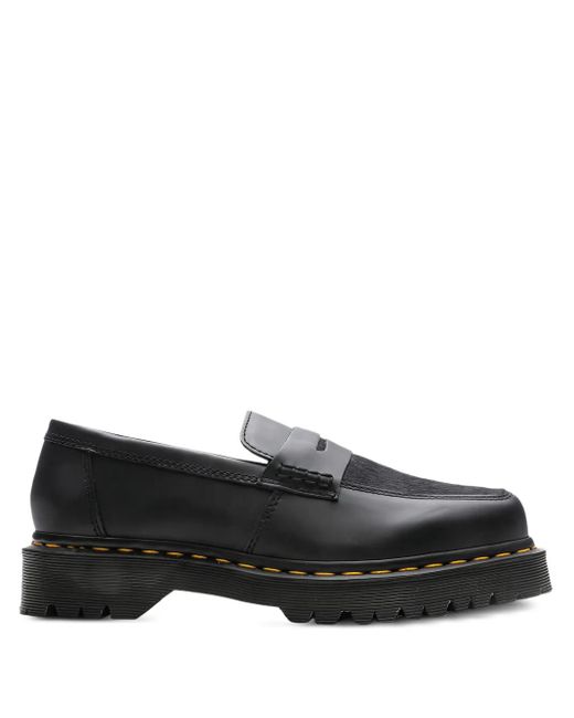 Mocassini Con Plateau di Dr. Martens in Black