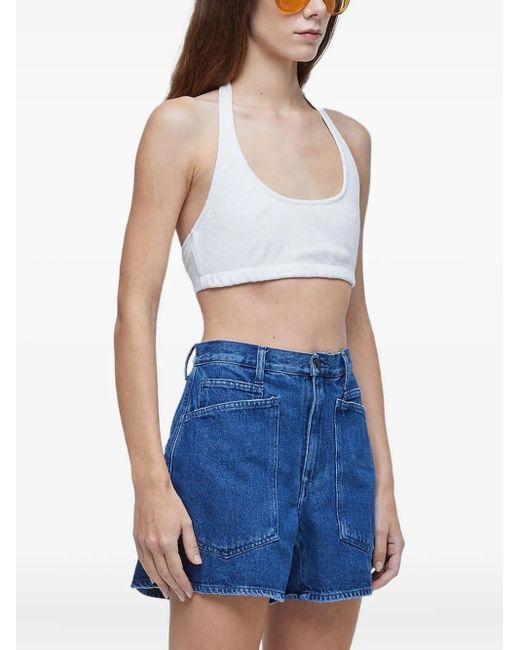 Osklen Blue Cropped Top