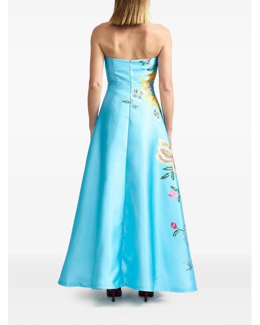 Aston Studio Blue Audrey Maxi Dress