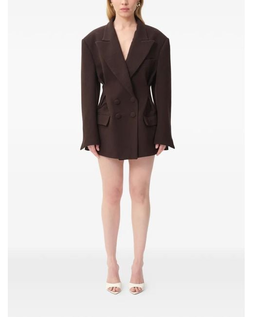 Concepto Black Still Double-Breasted Blazer