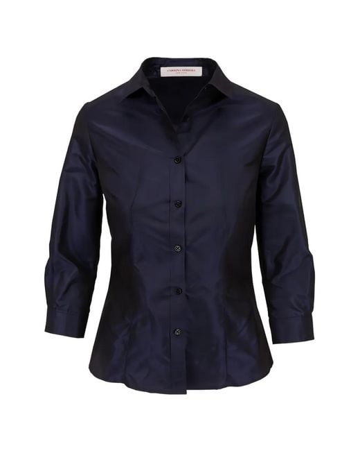 Carolina Herrera Blue Buttoned Shirt