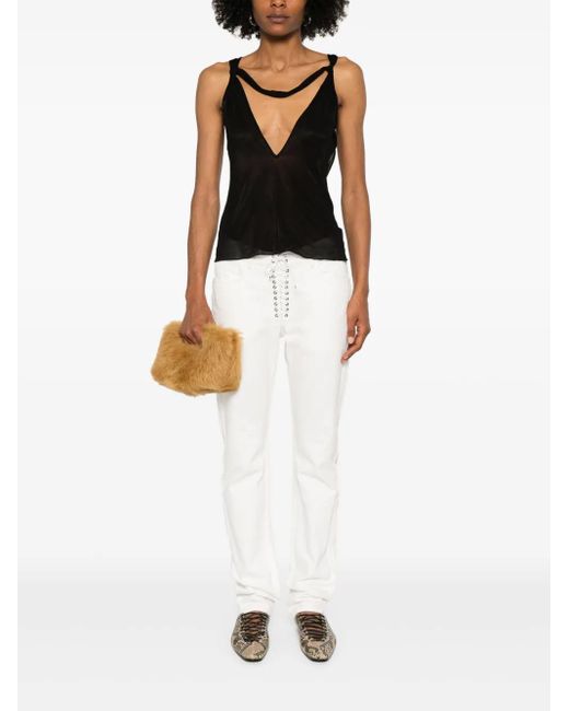 Ludovic de Saint Sernin Black Carrie Top