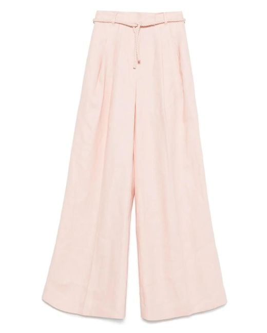 Pantaloni Illuminate di Zimmermann in Pink