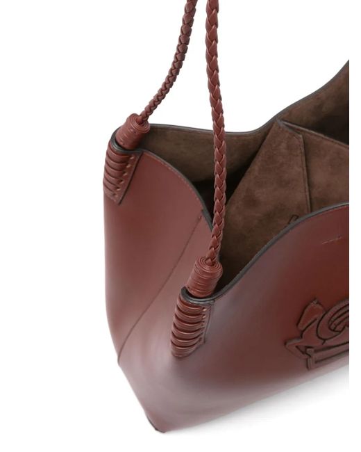 Etro Purple Small Libra Shoulder Bag