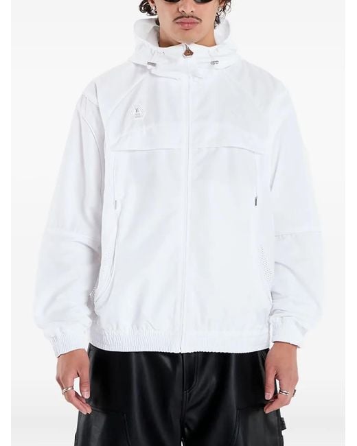PUMA White X Skepta Hoodie Mesh-Panel Jacket for men