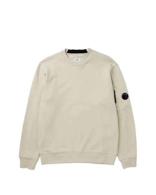C P Company Natural Lens-Detail Sweatshirt for men