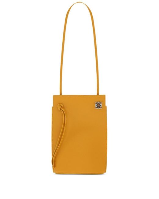 Loewe Yellow Dice Pocket Leather Shoulder Bag