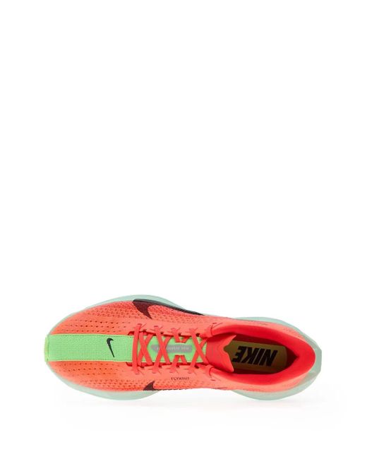 Nike Red Pegasus Flyknit Zoom Sneakers for men