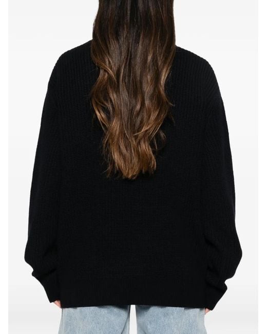 Pull En Maille Gaufrée A.P.C. en coloris Black
