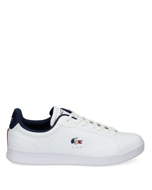 Lacoste White Carnaby Pro Leather Sneakers for men