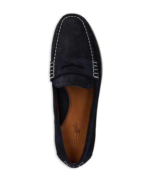 Polo Ralph Lauren Blue Merton Suede Loafers for men