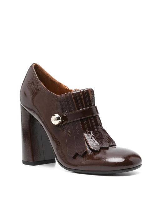 Chie Mihara Brown 100Mm Tasselled Block-Heel Boots