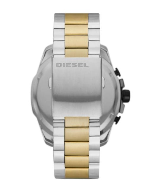 DIESEL Black Dz4581 Mega Chief 51Mm for men