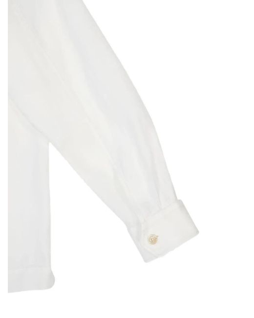 メンズ Brunello Cucinelli ポケットディテール シャツ White
