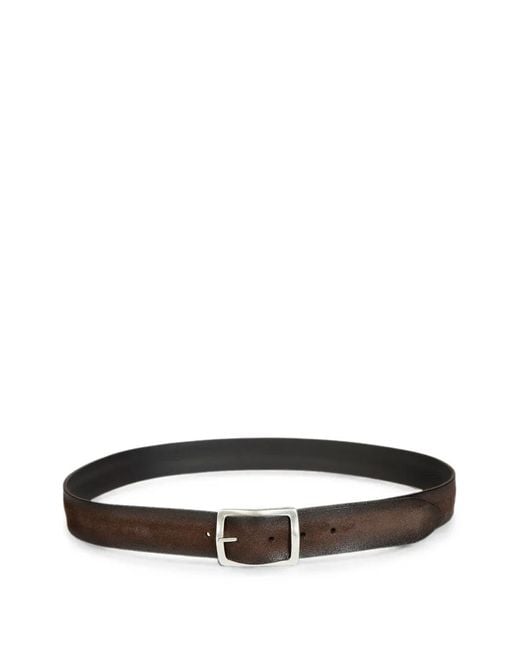 Orciani White Hunting Double Belt for men
