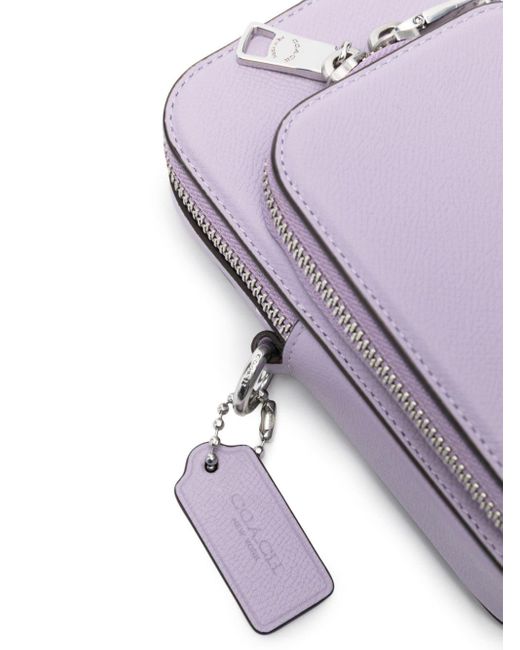 COACH Schultertasche mit Logo-Applikation in Purple für Herren