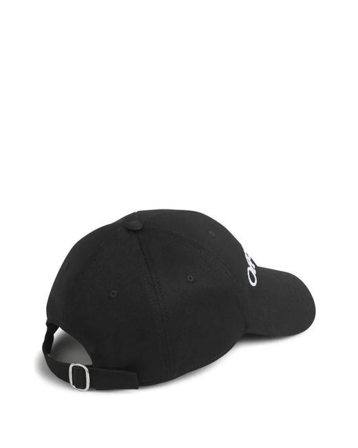 Off-White c/o Virgil Abloh Black Drill Bookish Baseball Cap Accessories for men