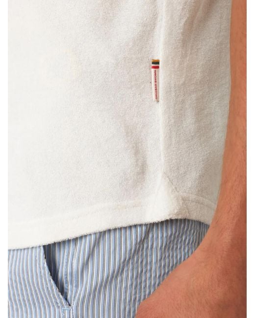 Orlebar Brown White Sebastian Polo Shirt for men