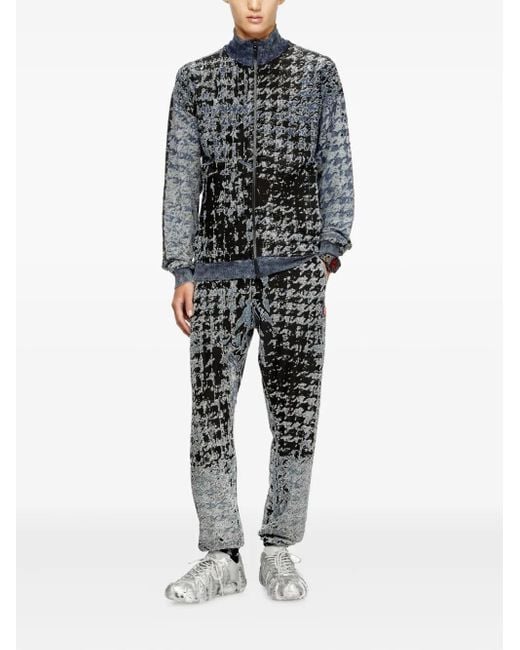 DIESEL Black S-Corr Bomber Jacket for men