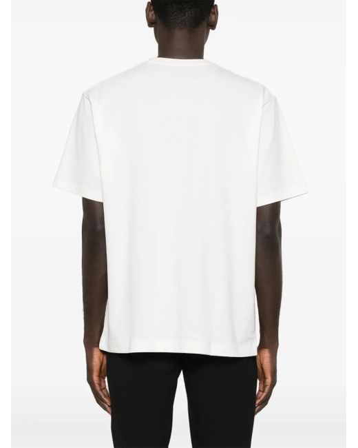 And Wander T-Shirt mit abstraktem Print in White für Herren