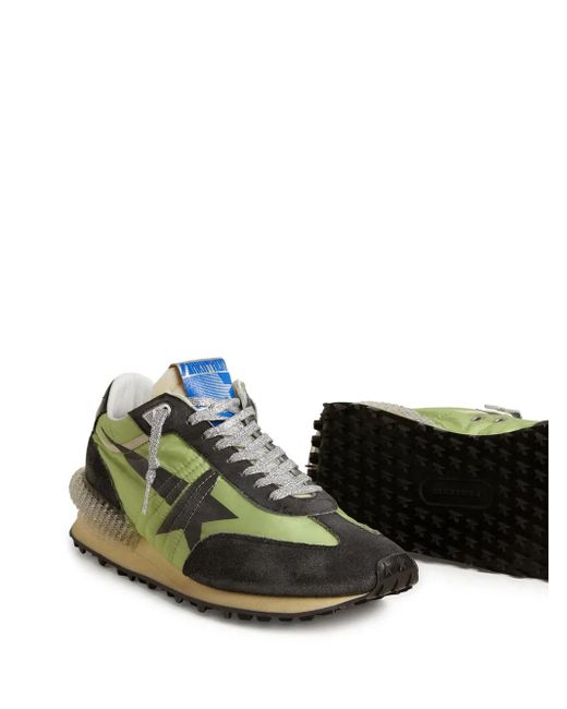 Golden Goose Deluxe Brand Green Marathon With Nylon Upper And Star for men