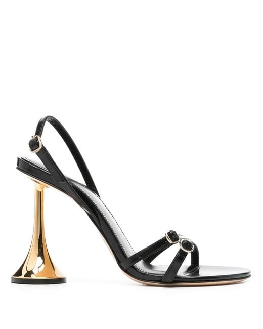 Coperni White Orchestra 90Mm Leather Sandals