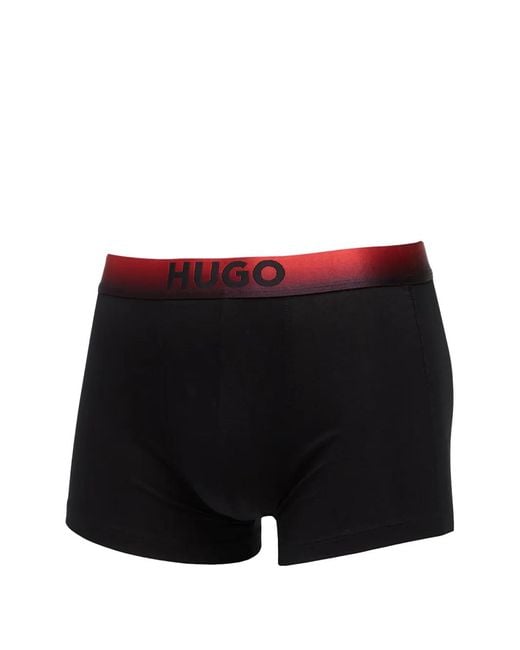 HUGO Black Logo-Detail Boxers Set (Set Of Three) for men
