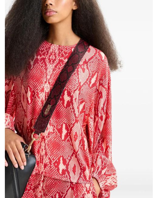 Essentiel Antwerp Inemy ブラウス Red