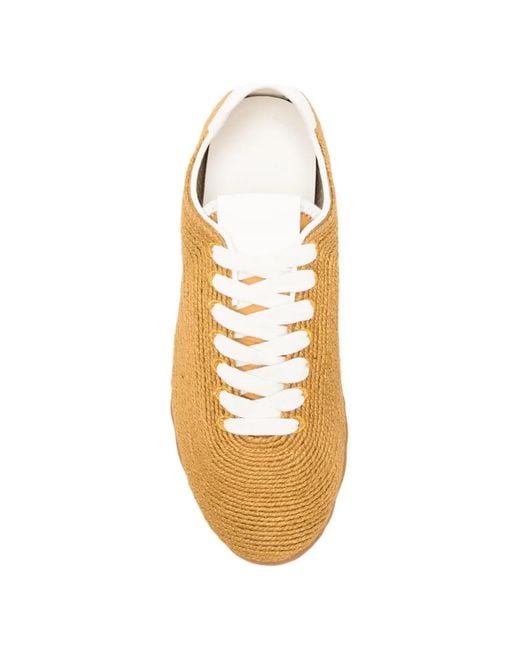 Palomitas By Paloma Barcelo' Natural Hester Woven Lace-Up Sneakers