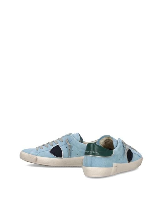 Baskets Prsx Low À Patch Triangle Philippe Model pour homme en coloris Blue